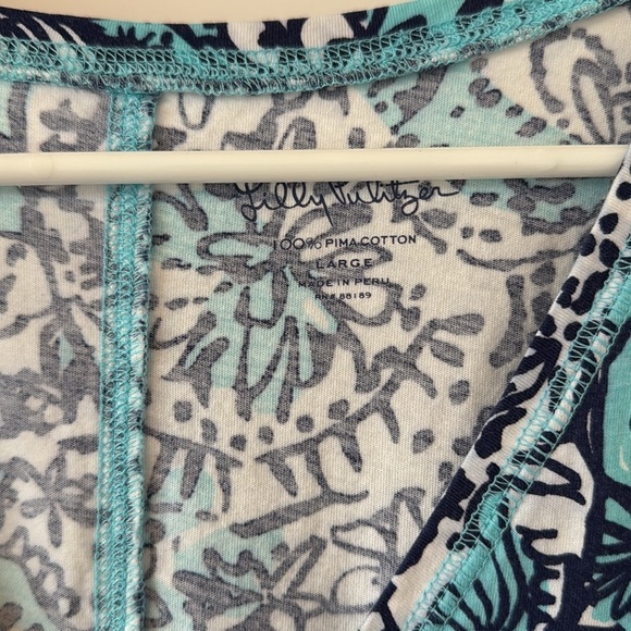 Lilly Pulitzer Juliet Hippy Hippy Shake Shift Pima Cotton Dress - Picture 2 of 4